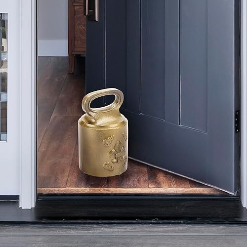 Miniatura 7 de Tope de puerta de hierro fundido  Tope de puerta decorativo, tope de puerta con peso pesado  Tope de puerta antiguo de 7 libras, tope de puerta