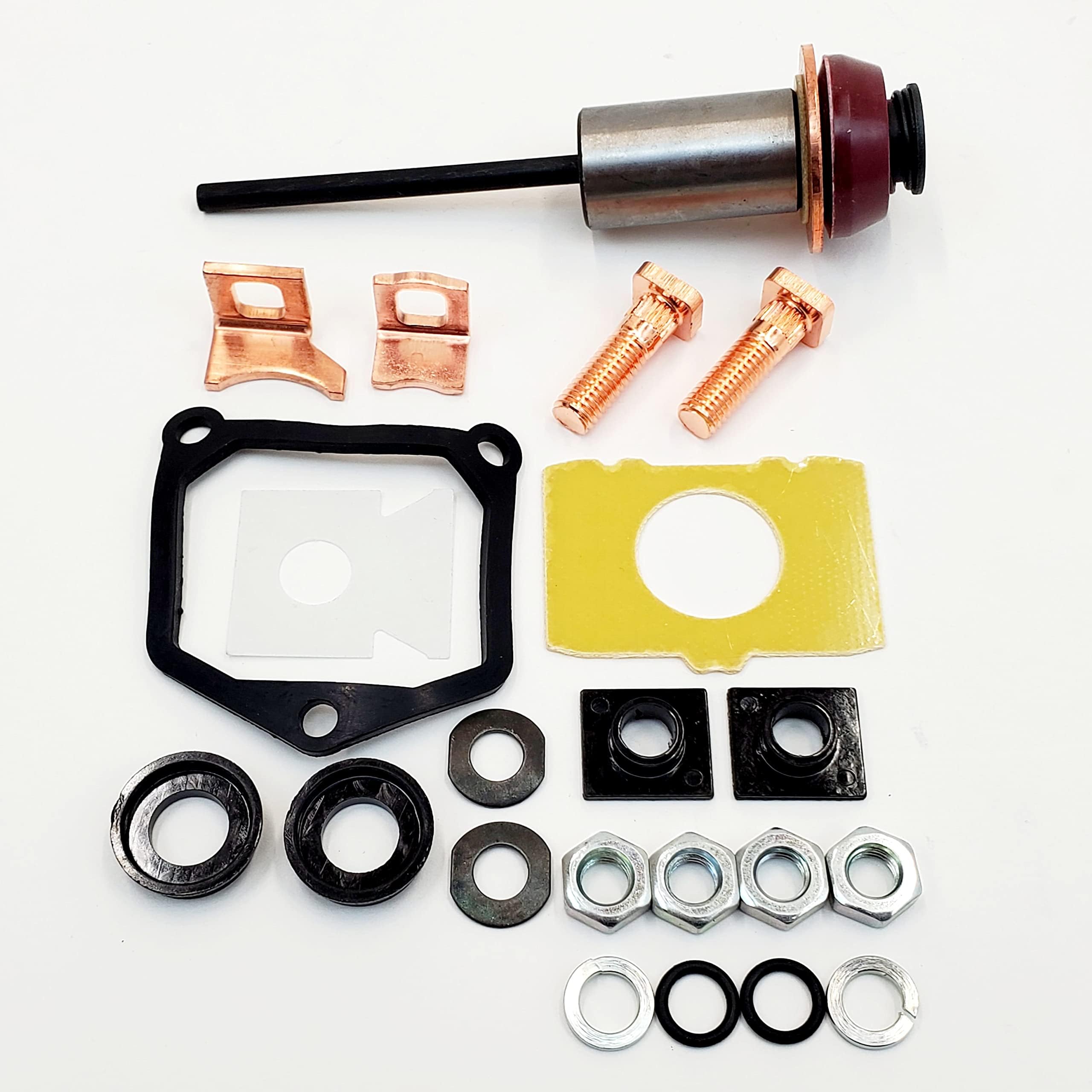 Saihisday Starter Solenoid Repair Rebuild Kit Contact