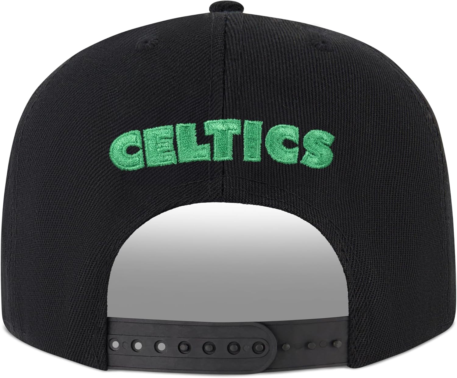 Ultra Game Men NBA Official Twill Snap Back Ultimate Black Baseball Cap Hat - Image 3