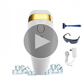 (未開封)ICE-COOL HAIR REMOVAL DEVICE Amazon.com: Laser Hair Removal for Women and Men, Ice