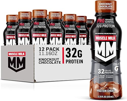 Miniatura 2 de C4 Ripped Sport - Polvo de preentrenamiento Arctic Snow Cone & Muscle Milk Pro Advanced Nutrition Protein Shake, Knockout Chocolate, 11.16 onzas