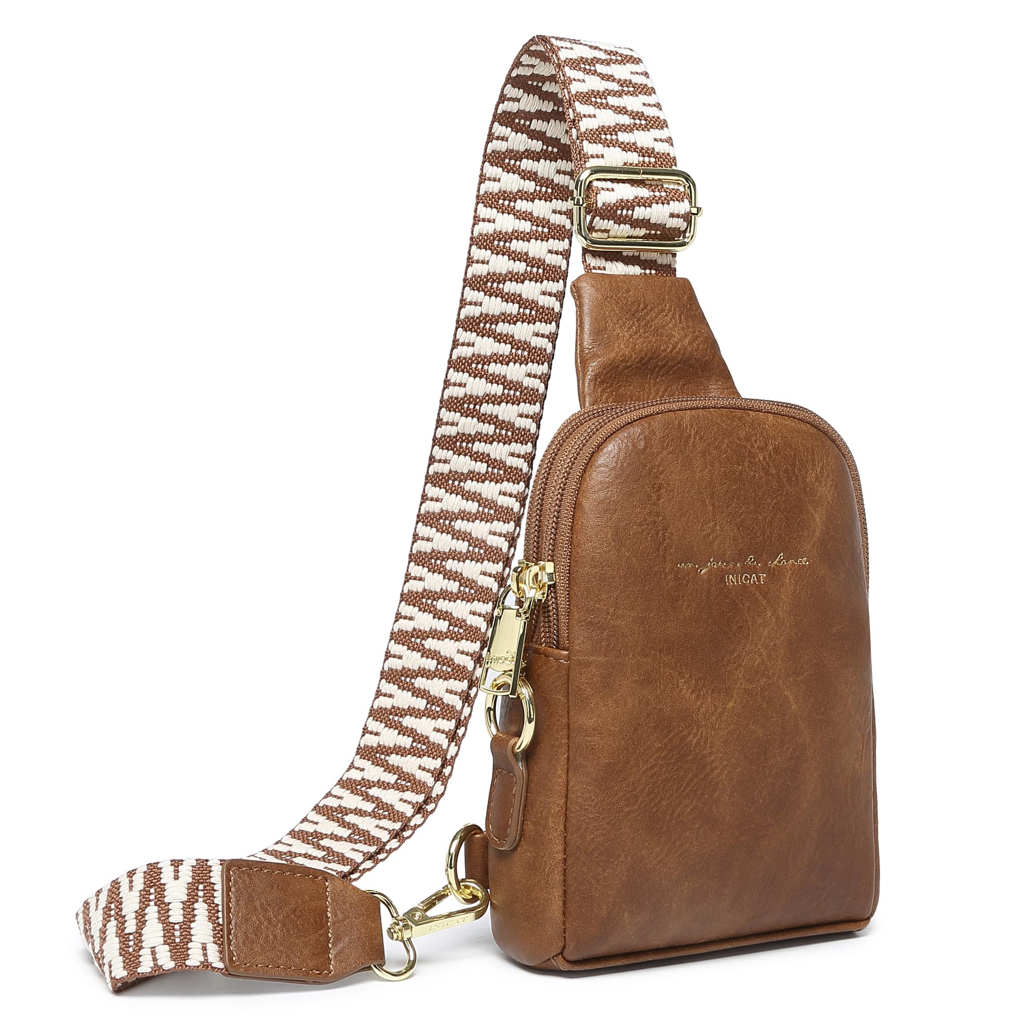 INICAT Travel Small Crossbody Sling Bags Valentines Day Gifts Women Her Cross Body Purses Vegan Leather Birthday