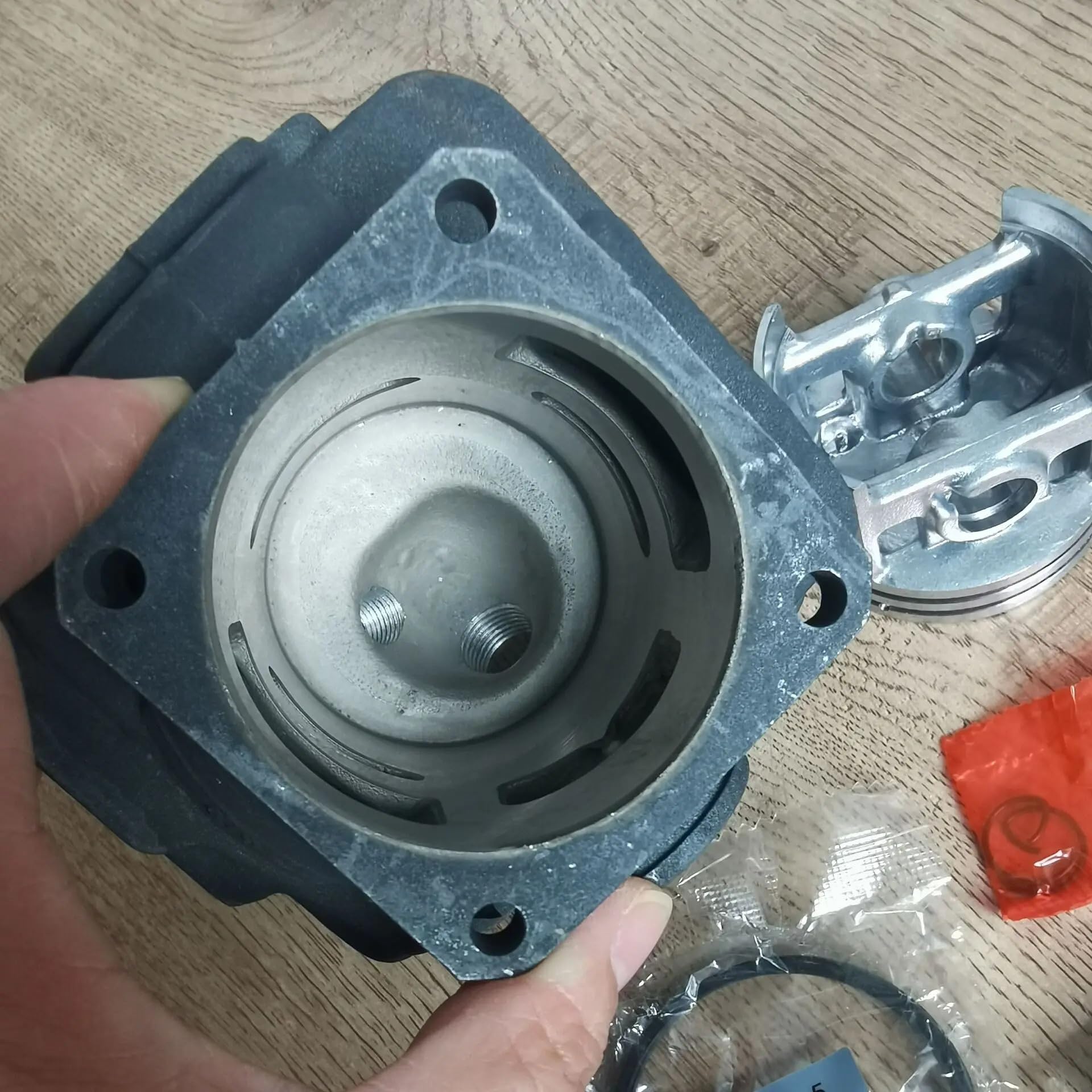 DUNLAP Zespół tłoka cylindra do części zamiennych do pił łańcuchowych MS381 pokrytych Nikasilem 52MM