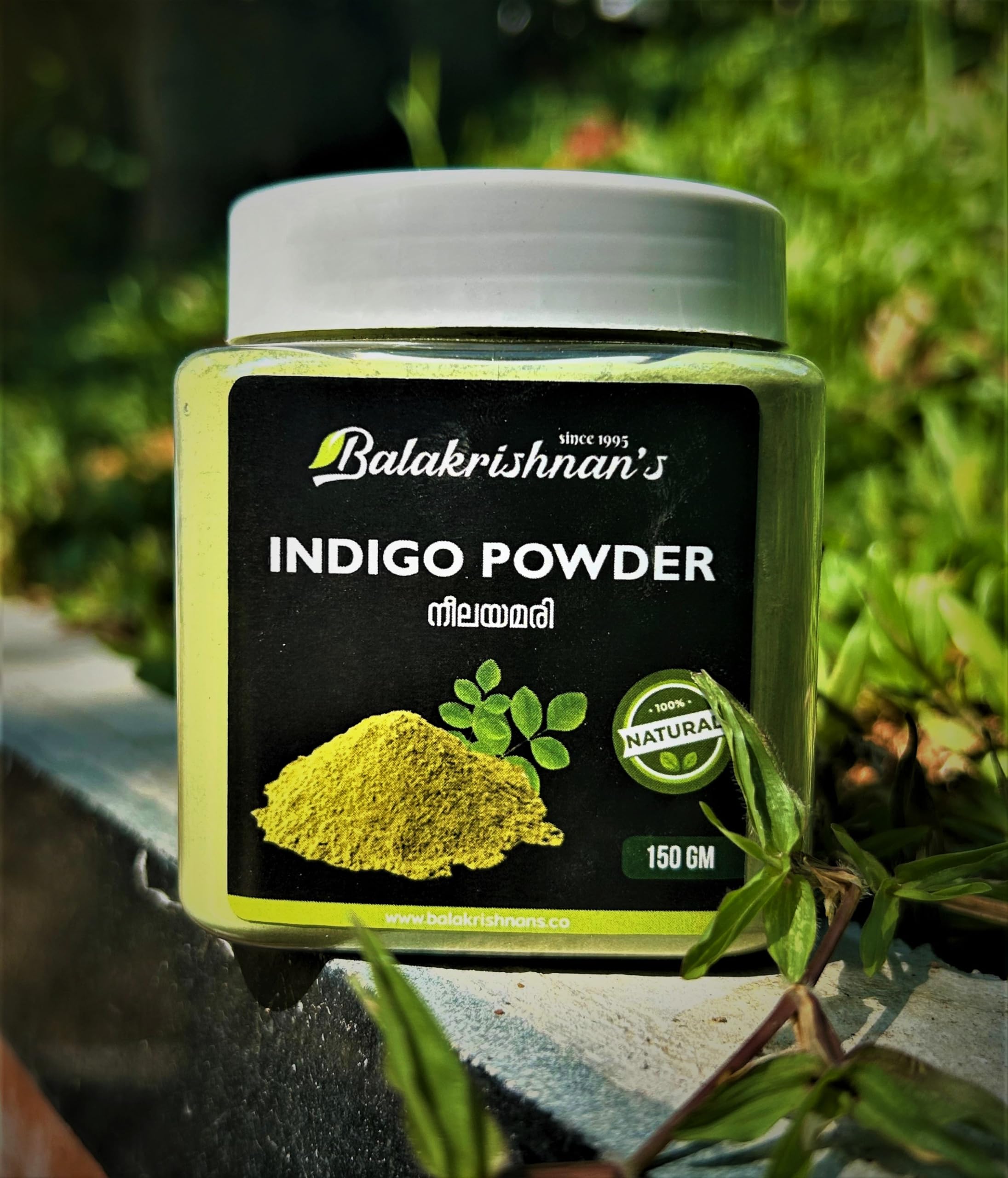 Balakrishnan's Natural Indigo Powder, 100% Pure Indigofera Tinctoria for Hair Colouring, 150 gm-picture-20