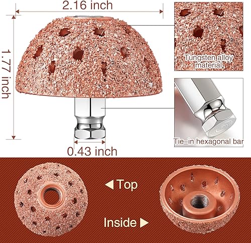 Miniatura 2 de 2 herramientas de parches de neumáticos, rodillo de parche de neumáticos y rueda amortiguadora de neumáticos, cabezal de molienda para reparación