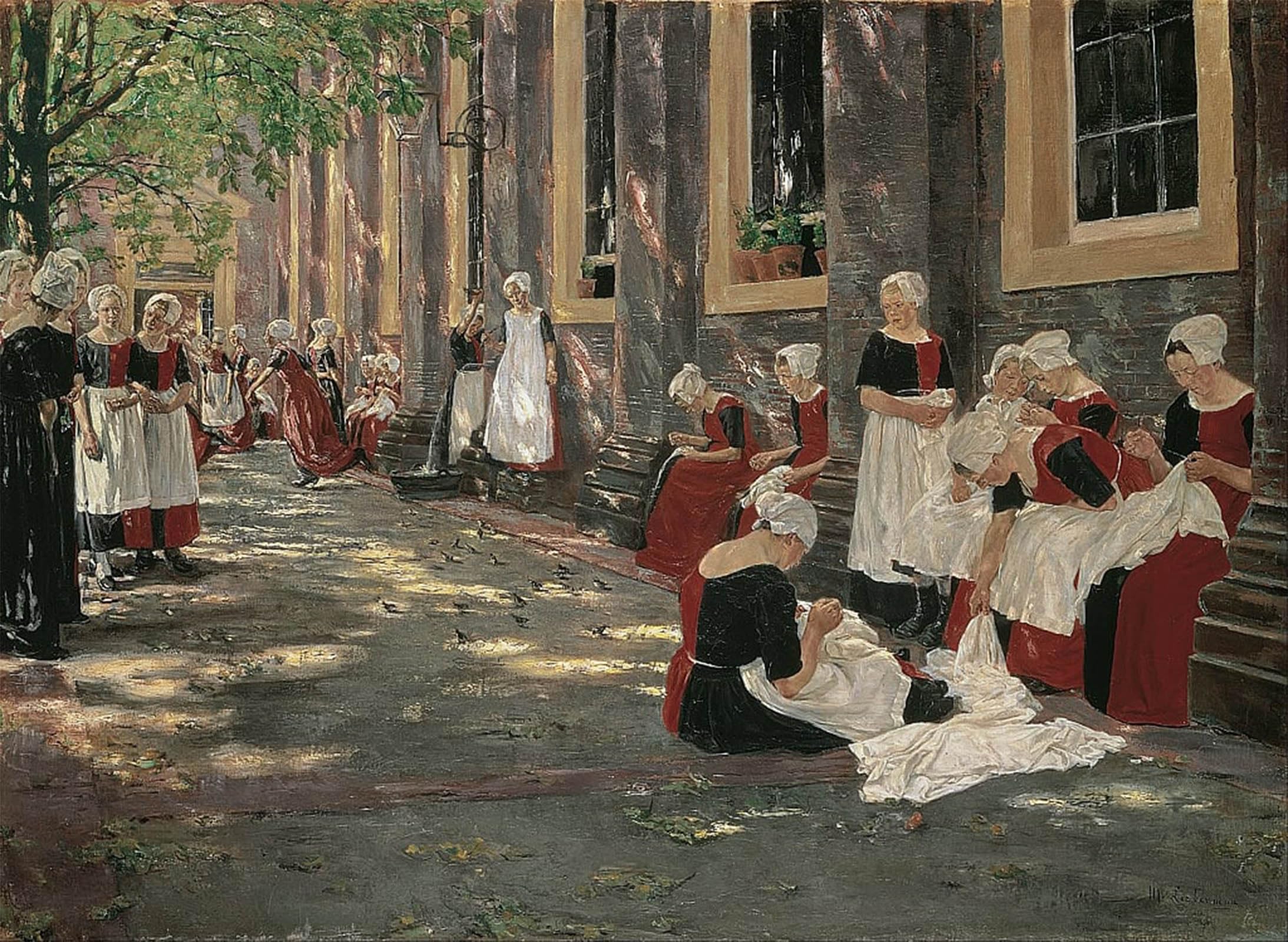 Poster Max Liebermann Graffiti 60x90cm Idéal pour Sublimer la Décoration du Salon