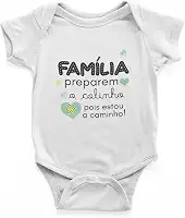 Body de Bebê Família Preparem O Colinho Estou A Caminho