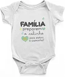 Body de Bebê Família Preparem O Colinho Estou A Caminho