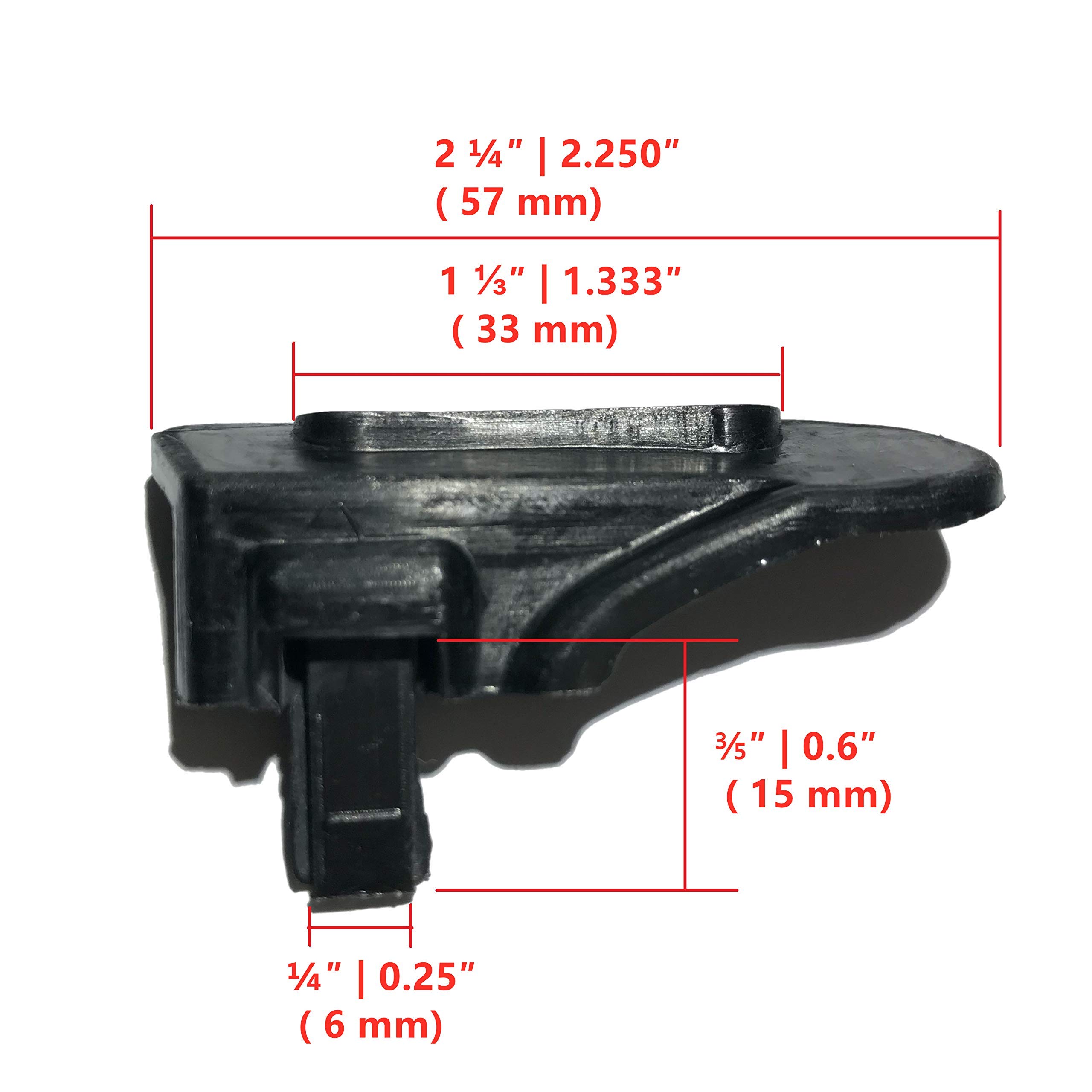 Reifenmontierer, Kunststoffeinsatz, Reifenmaschinenschutz, Felgenkantenschutz für Mount Duck Head, Nylon-Reifenentnahme, Kopfteil, 6 vorne (oben) + 6 hinten (unten) Einsatz-Kit/Packung, 5 Packungen,