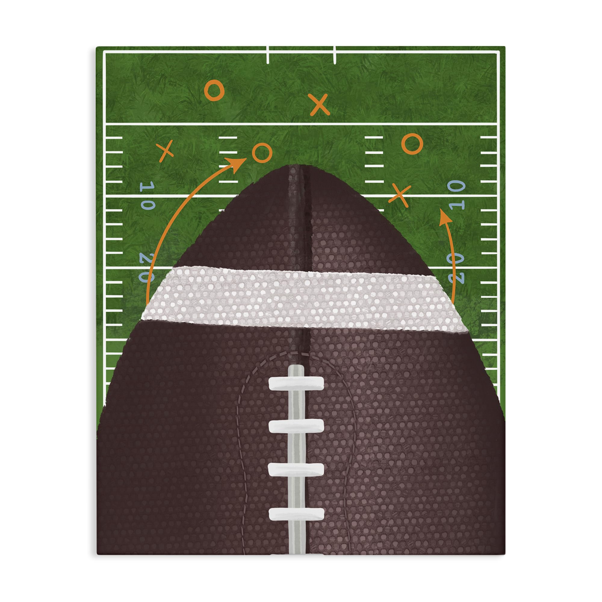 Stupell Industries Unframed 'Football Field Tactics'| Canvas Art