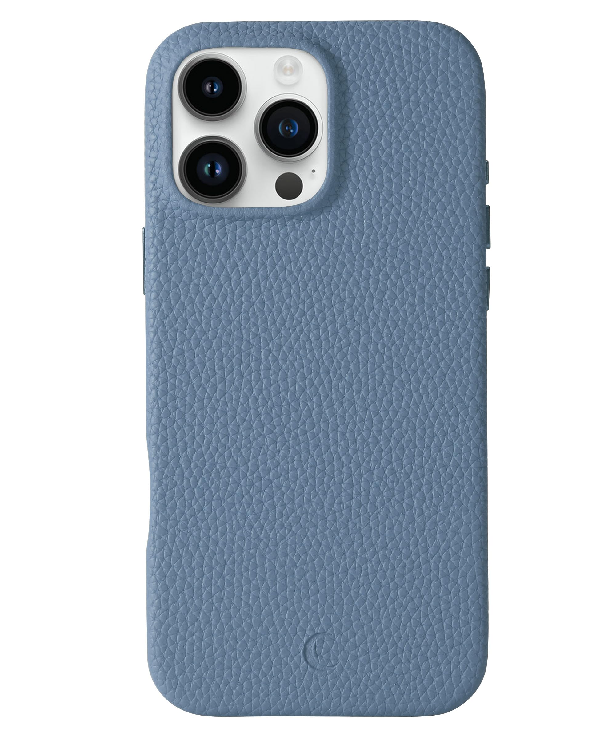 Luner - for iPhone 16 Pro Max Leather Case - Premium Vegan Leather Phone Case [Compatible with Magsafe] - Elegant, Style and Eco-Friendly - Frost Blue