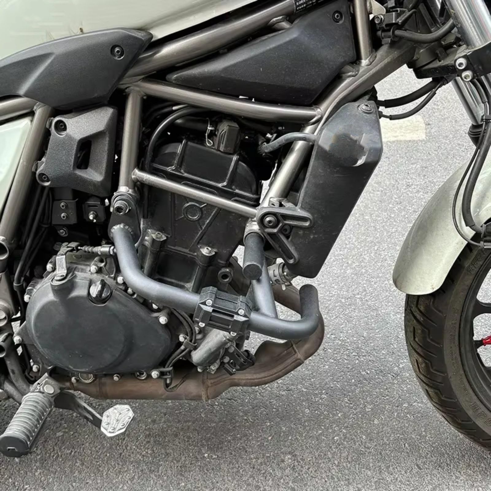 Compatibile Con Per Eliminator 500 Nero Paraurti Moto Autostrada Protezione Motore Crash Bar Accessori Protezione