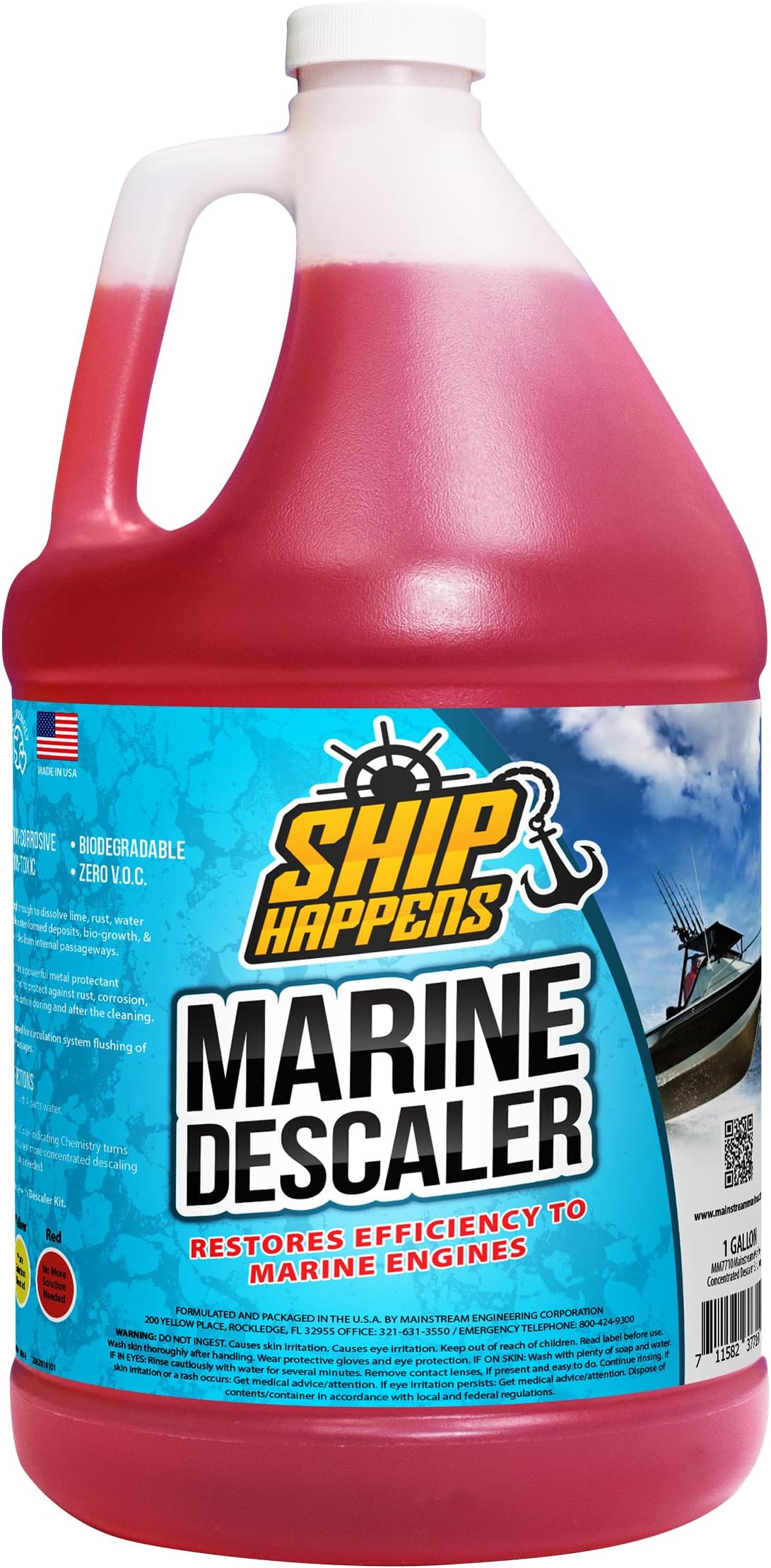 Descaler Solution, Multi-Purpose Descaling Solvent, Bio-Growth, Marine Boat Engine Flush and A/C Systems