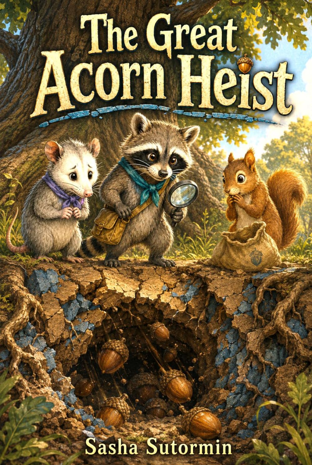 The Great Acorn Heist: An interactive power to choose adventure where you say which way the story goes, as every choice helps shape your own ending (Scout the Raccoon Adventures)