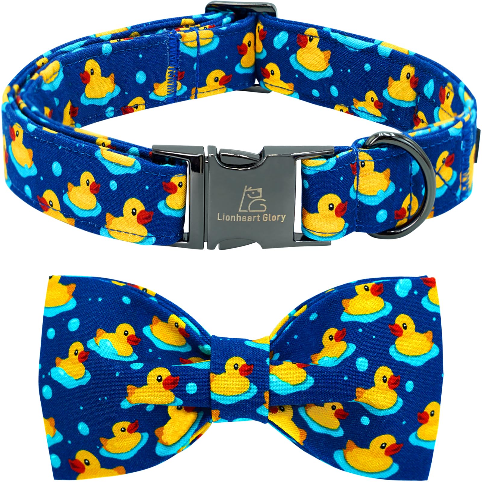 Lionheart Glory Dog Bow Collar Ducky Pattern