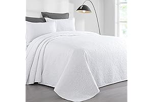 HOMBYS Alaska King 132x 120 Bedspread Coverlet Set