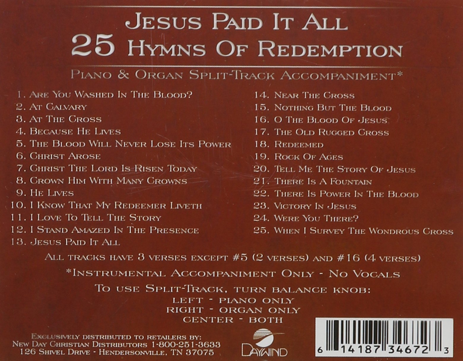 Jesus Paid It All: 25 Hymns of Redemption