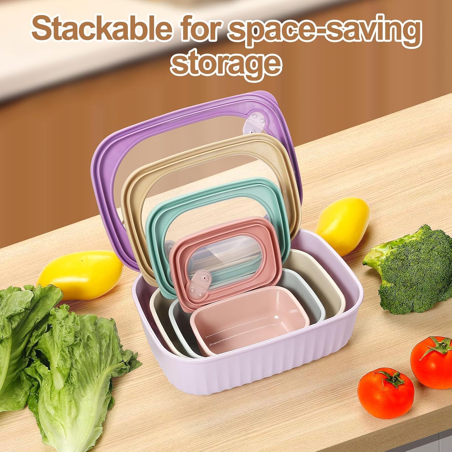 BLURISM Masala Box For Kitchen, Pickel Box, Storage Container Airtight For Cereal, Dry Fruits Dabba, Airtight Pet Containers for Kitchen Storage, Food Grade, Stackable, Refrigerator Storage Box 4