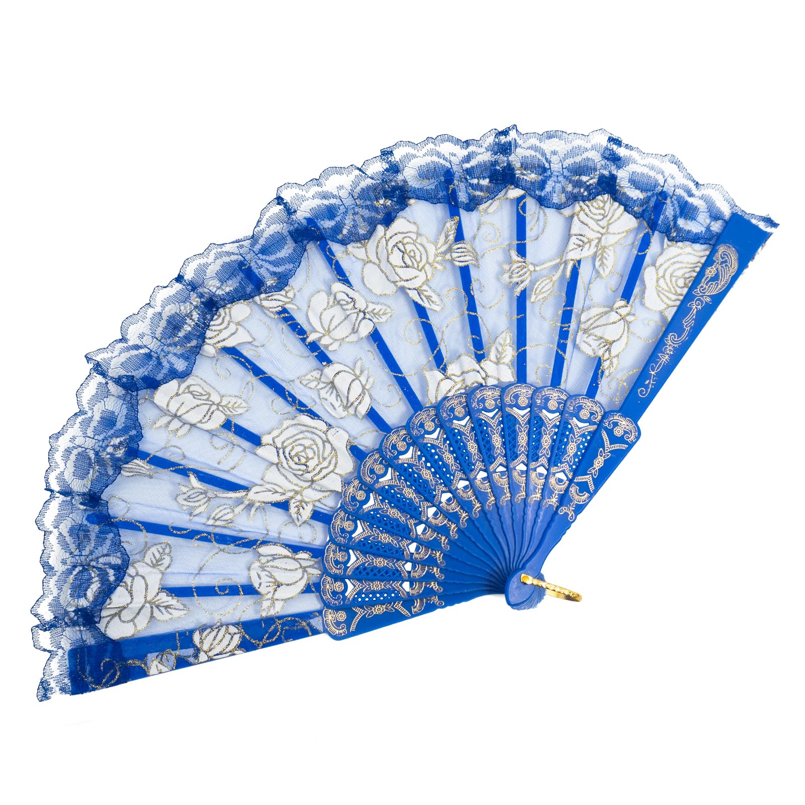 Amazon.com: EOSAU Handheld Chinese Folding Fan Lace Hand Fans for