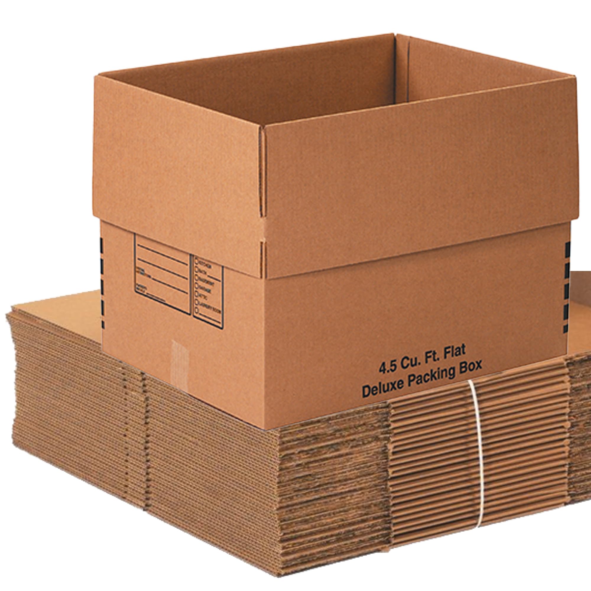BOX USA Heavy-Duty Shipping Boxes Holds 65lbs, 24x18x18, 10-Pk