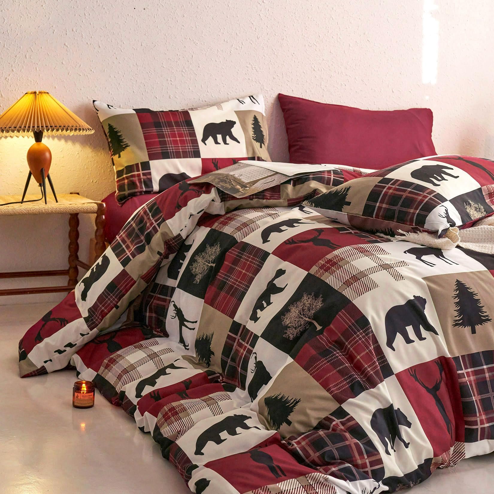 Wake In Cloud Schmusetuch 3-teilig King (Comforter 104"x90") 0553
