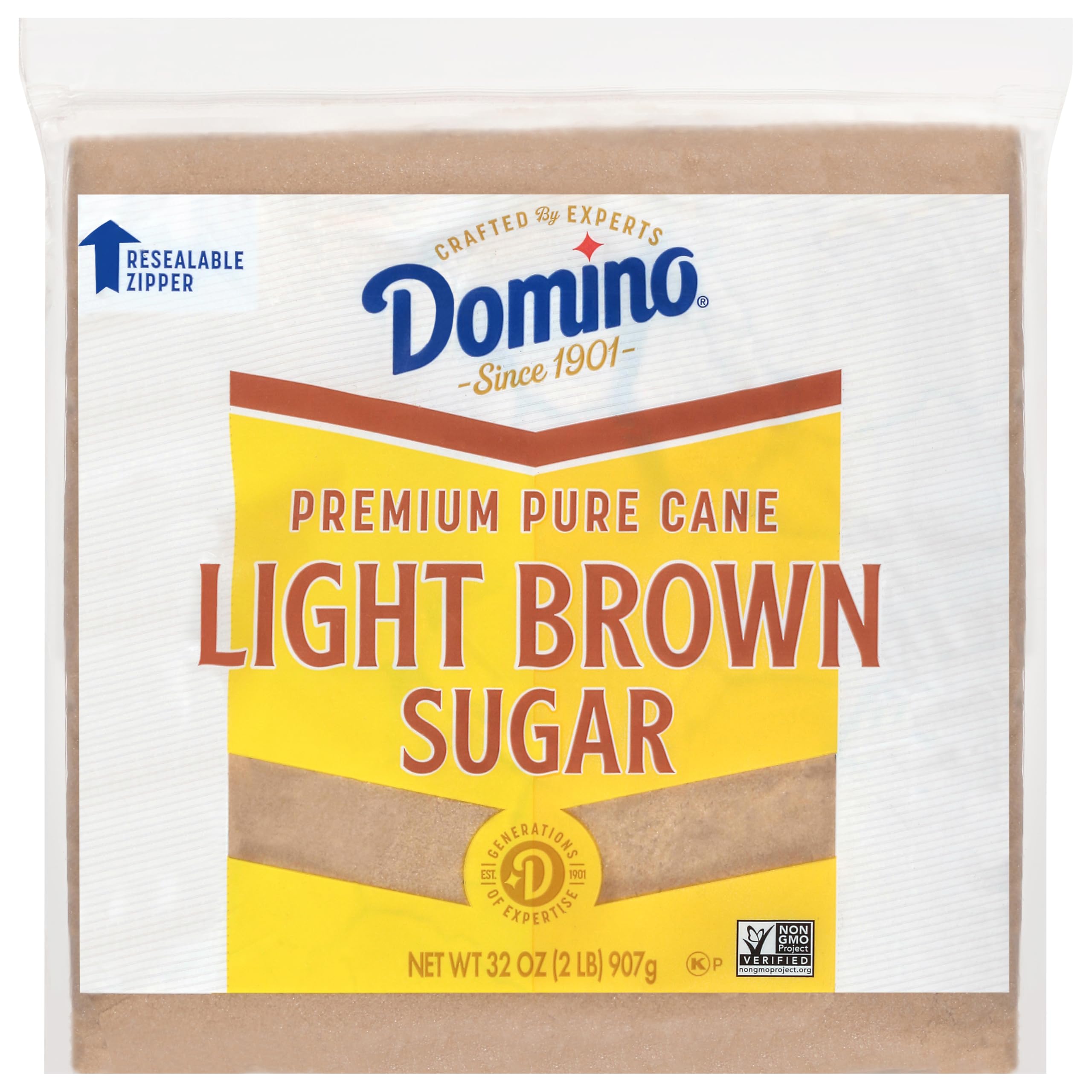 Domino, Sugar Light Brown, 32 Ounce
