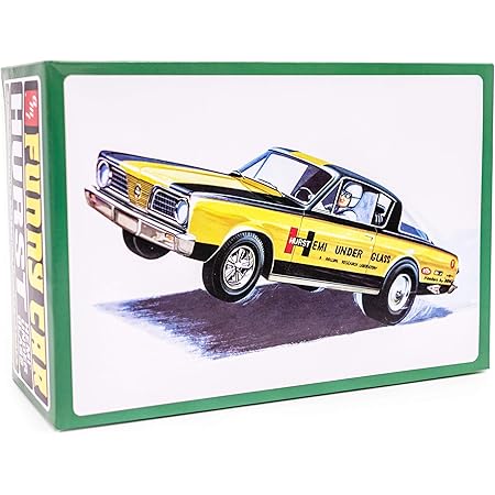 Amazon Com Amt 1966 Plymouth Barracuda Hemi Under Glass 1 25 Scale Model Car Kit Buildable Vintage Cars For Kids And Adults Automotive