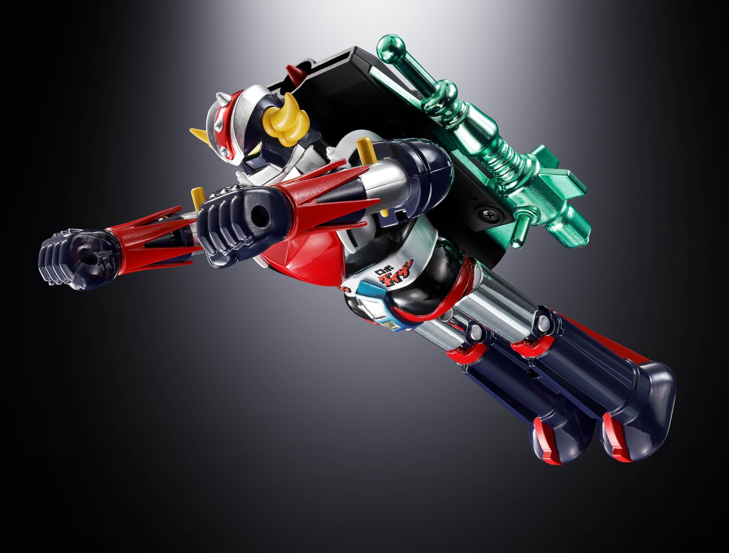 TAMASHII NATIONS Chogokin UFO Robo Glendazer Deluxe Glendizer & UFO Spazer, circa 135 e 120 mm, figura di azione pre-verniciata in ABS e PE