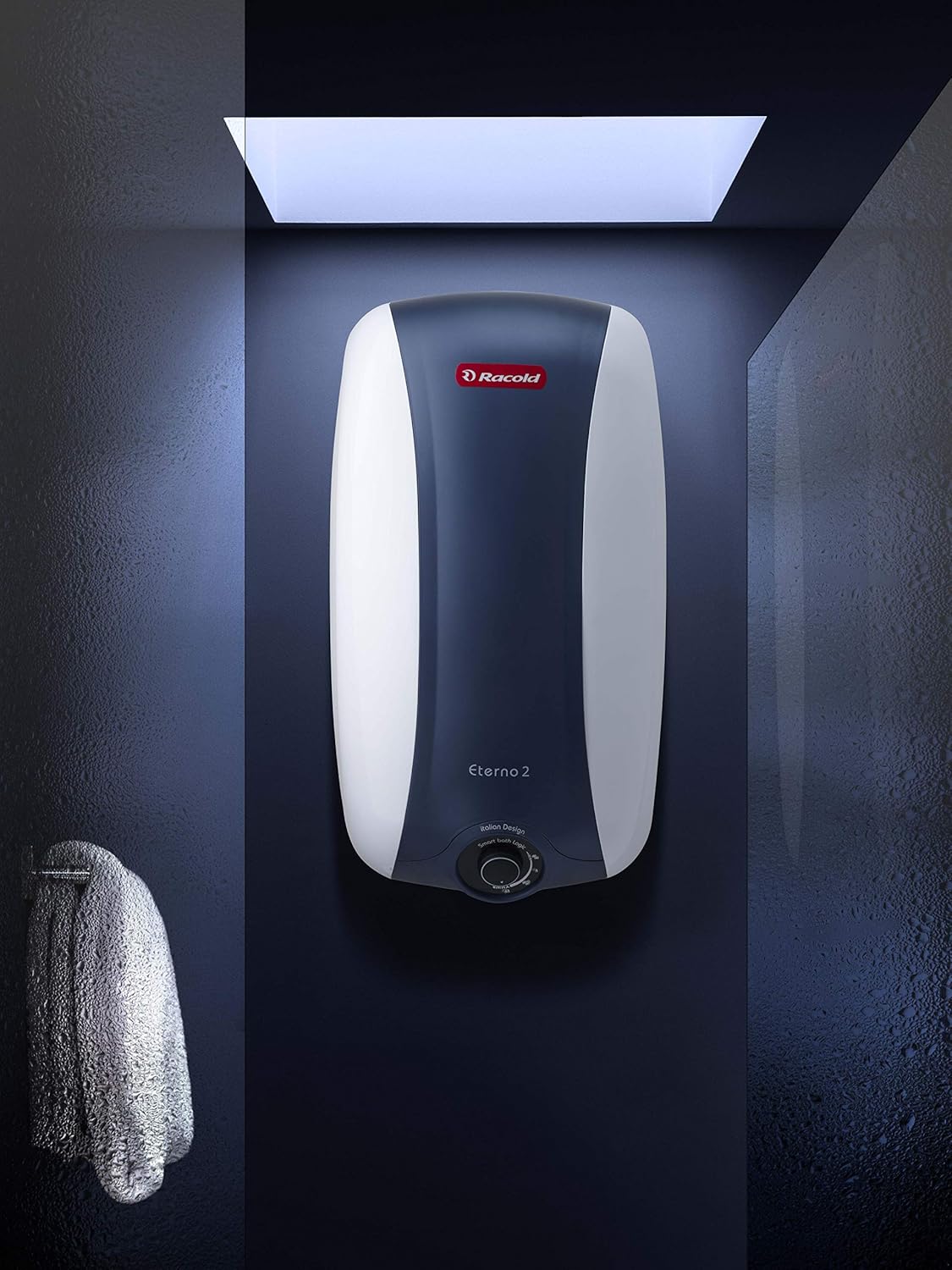 Racold Eterno 2 15 Liter Storage Water Heater installed in a bathroom