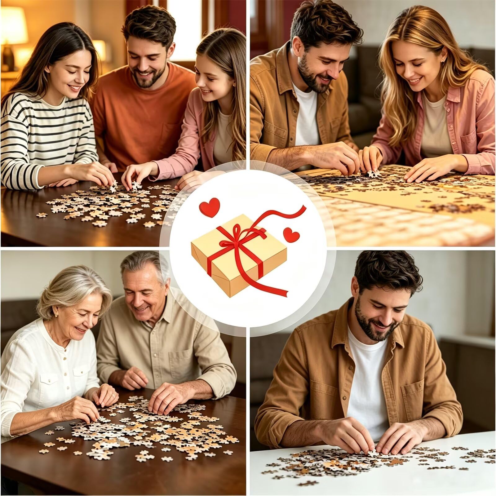 Puzzle 1500 Pezzi per Adulti Musica Dell'Angelo Fiori, Puzzle Classici 87x57cm, Relax e Riduzione dello Stress, Decorazione Murale Unica