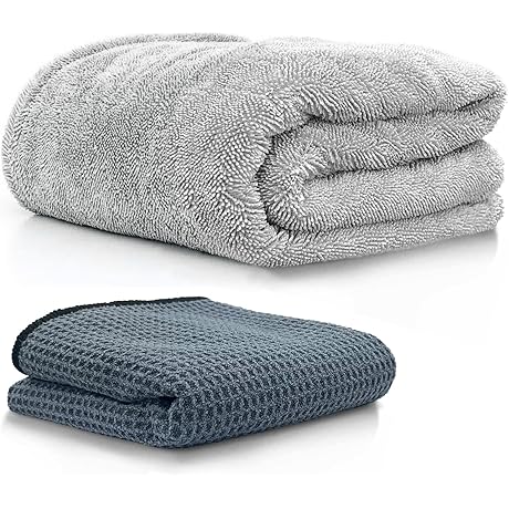 Premium Microfiber Towels for Car Drying: Super Drying Towels Made to Dry...