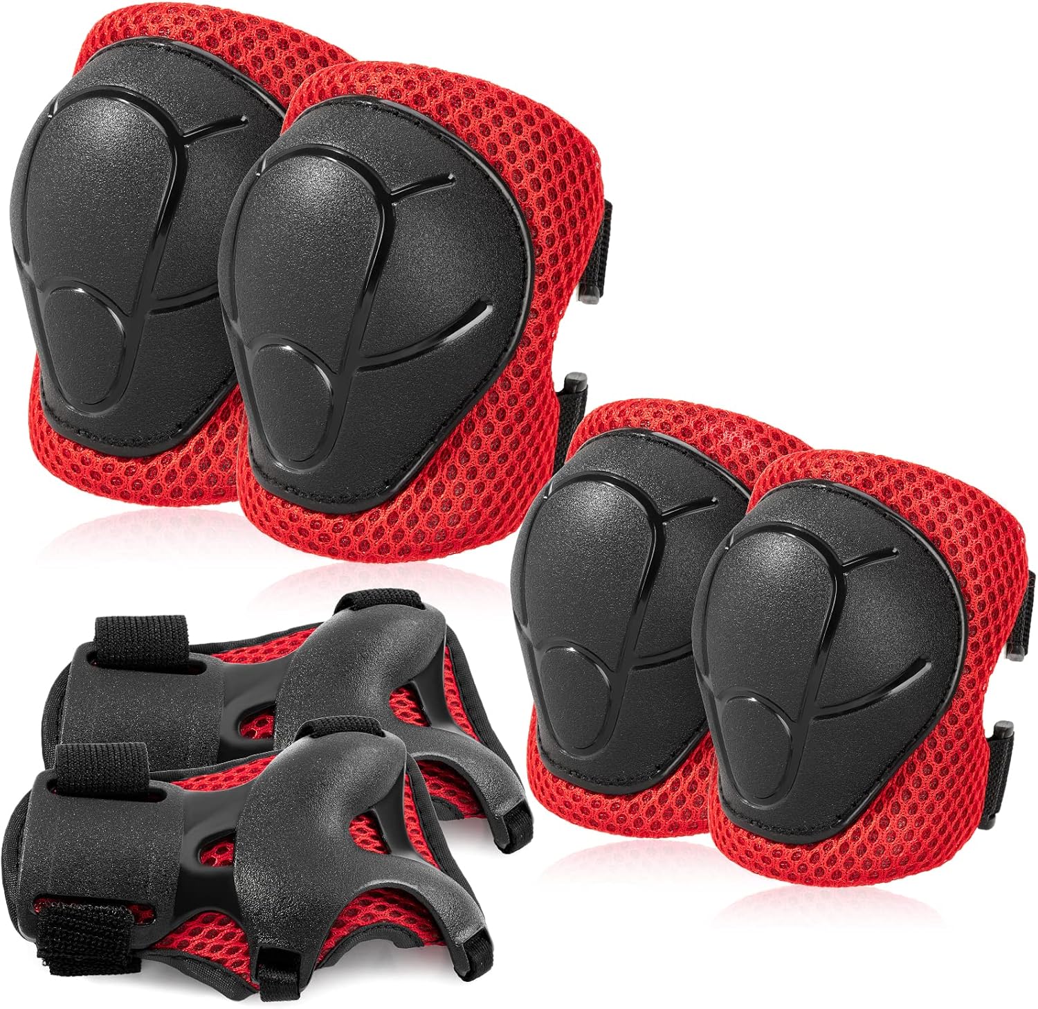 BOSONER Kids/Youth Knee Pad Elbow Pads Guards Protective Gear Set for