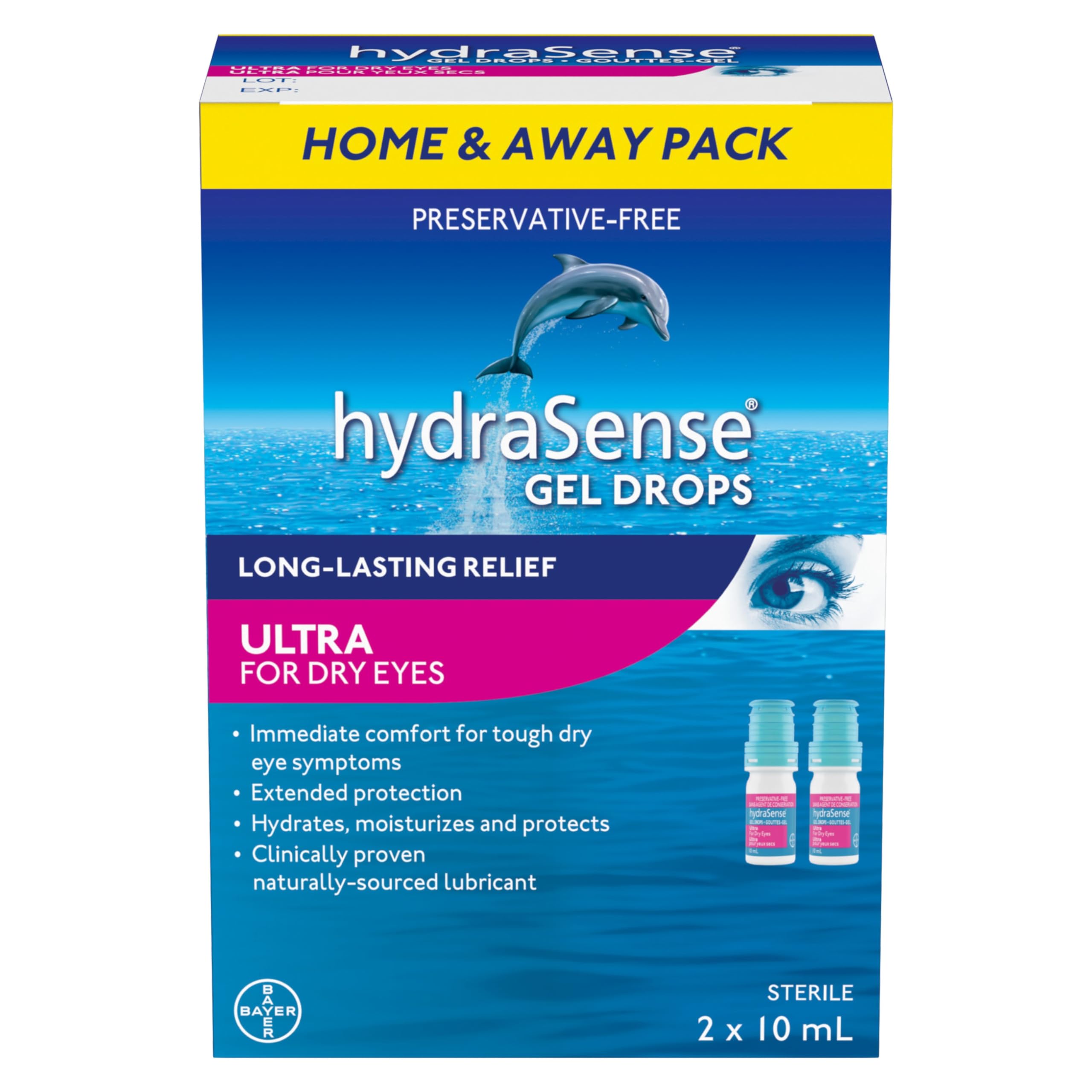 hydraSense ULTRA Eye Gel Drops For Dry Eyes Fast and Long-Lasting Relief Preservative Free Naturally Sourced Lubricant 20 ml Health Personal Care hydraSense ULTRA Eye Gel Drops For Dry Eyes Fast and Long-Lasting Relief Preservative Free Naturally Sourced Lubricant 20 ml Health Personal Care