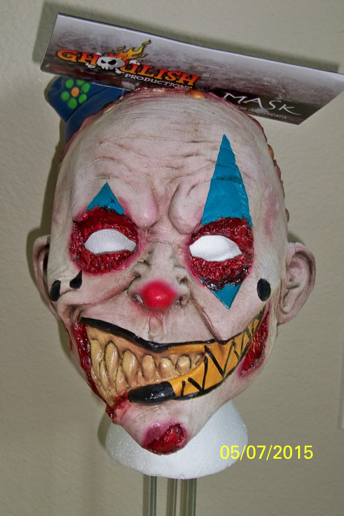 Ghoulish Productions - Maschera per bambini Mimezack Jr, linea per bambini, costume in lattice resistente, dipinto a mano, Halloween, sfilata di carnevale, festa in costume, taglia unica per adulti.