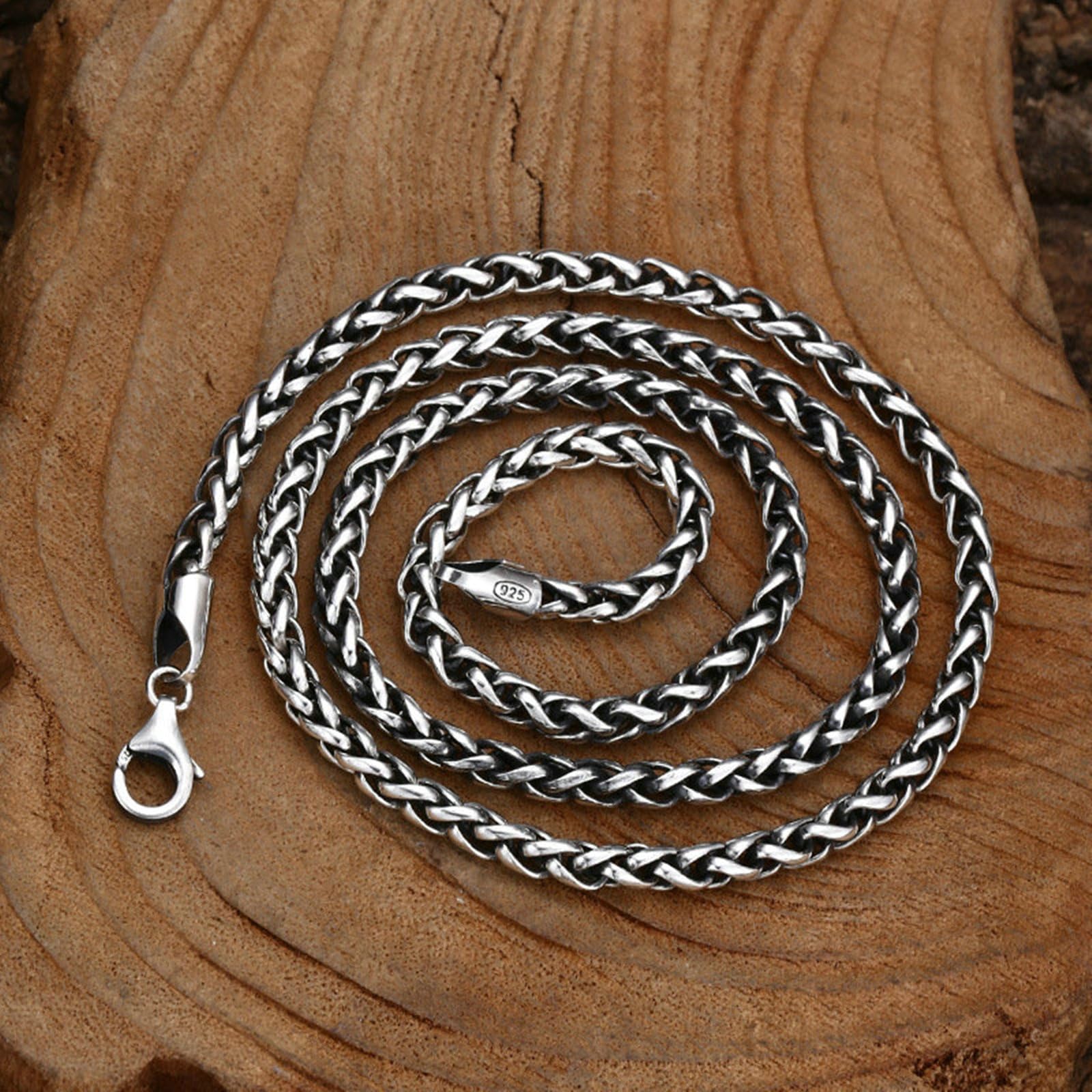 Collane Uomo Donna Argento 925 Catena Collana Argento Sterling