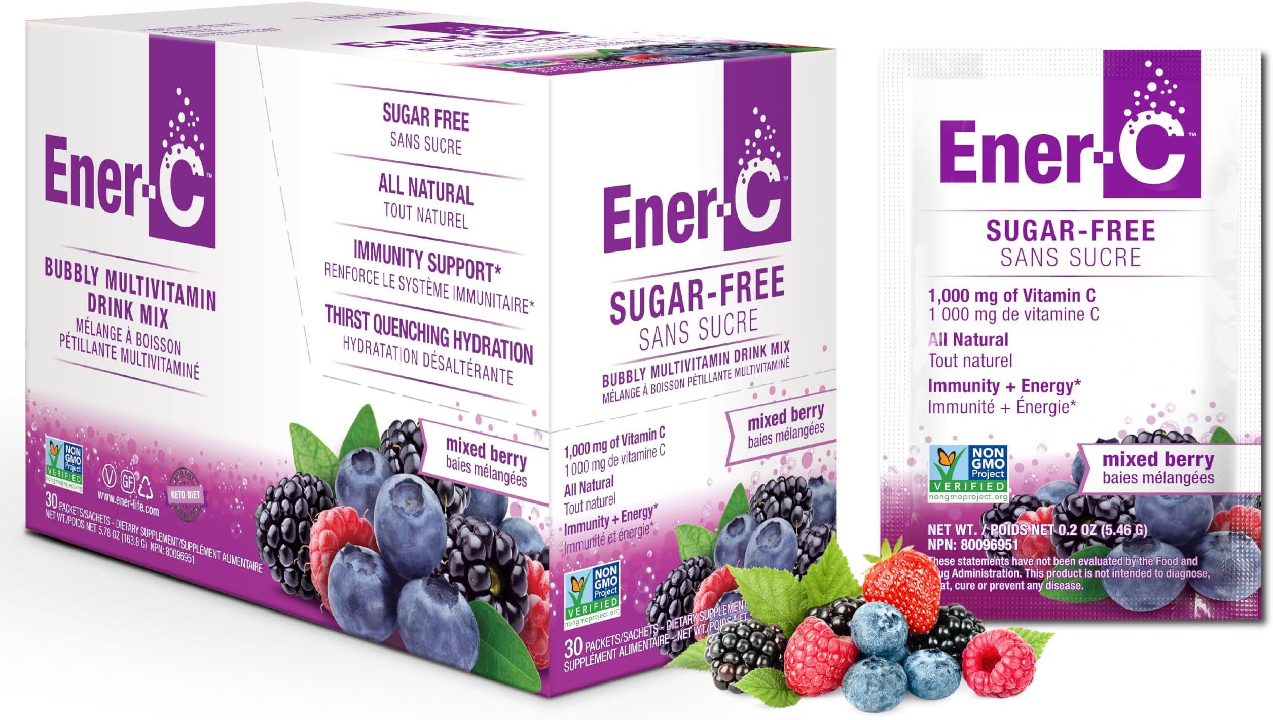 MVDRINK Sugar Free MBerry 30 x 9 g