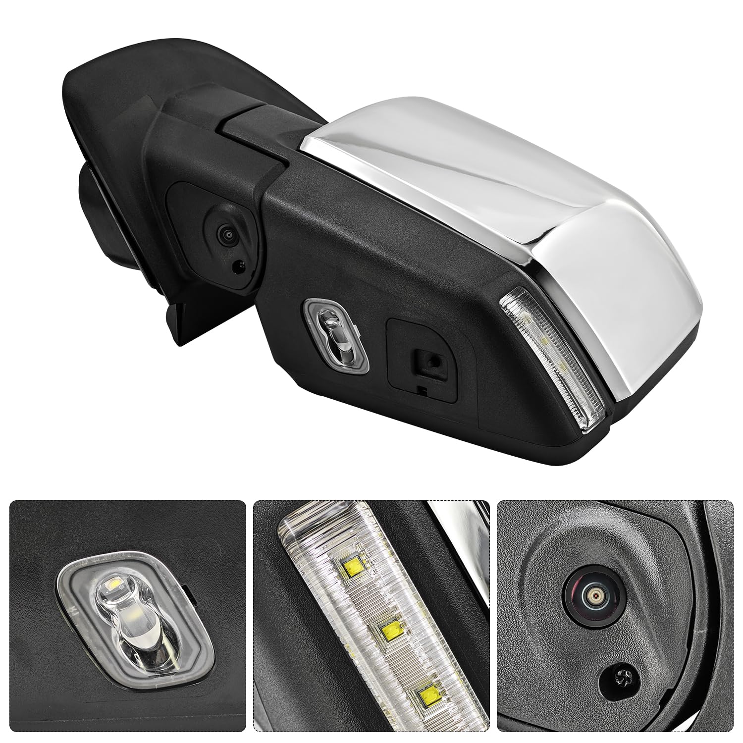 Amazon.com: FL3Z17683PC Left Dual Power Mirror 16+4 Pin Camera