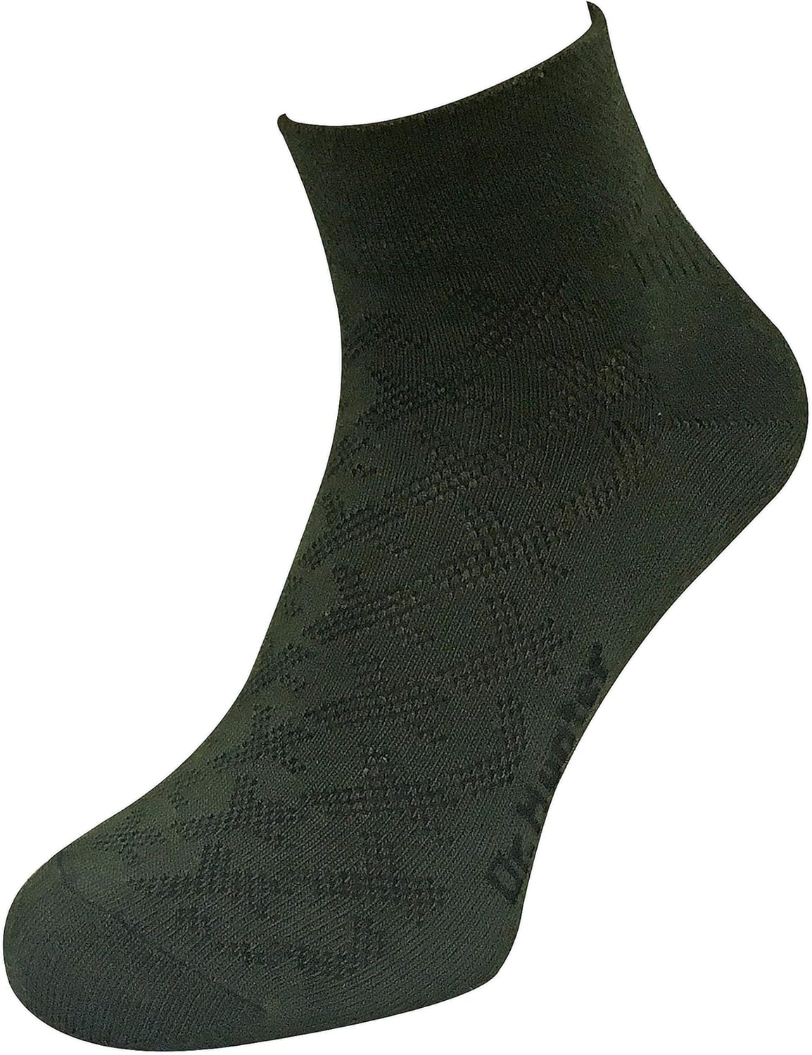 2 Pack Mens Coolmax Breathable Lightweight Ankle Quarter Hiking Socks for Summer (7-9 US, DHC-N)