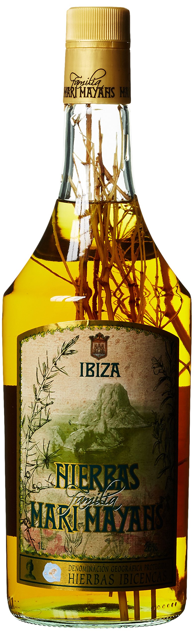 Mari Mayans Hierbas mit Zweig, Familia, Ibiza, Kräuter (3 x 1 l)