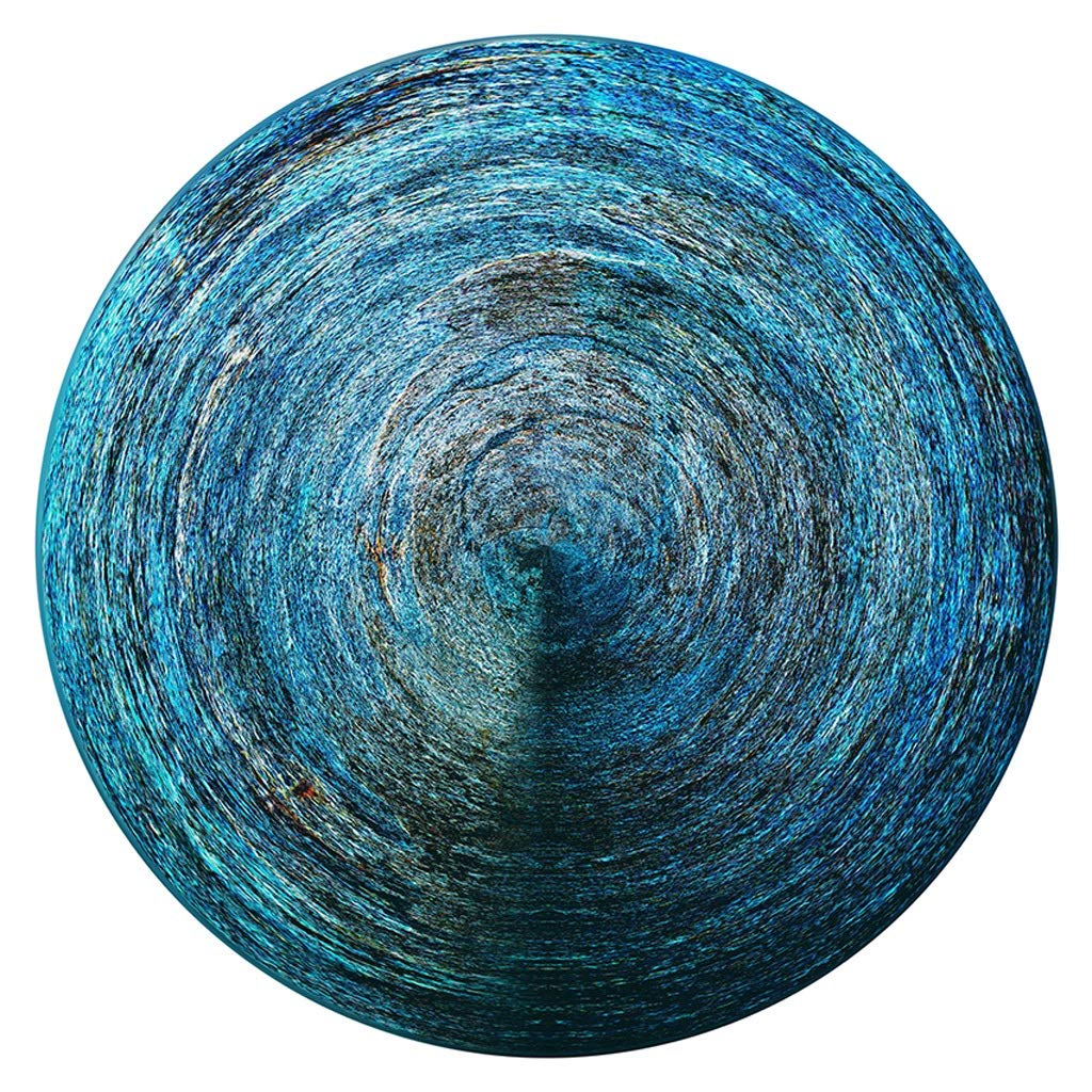 Tapis rond salon style nordique ciel étoilé pour coin lecture cosy