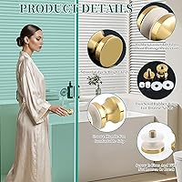 Vista 4 de Alise Manija de puerta de ducha, perilla para puertas corredizas de ducha, pomos de acero inoxidable sólido SUS304, piezas de repuesto de hardware