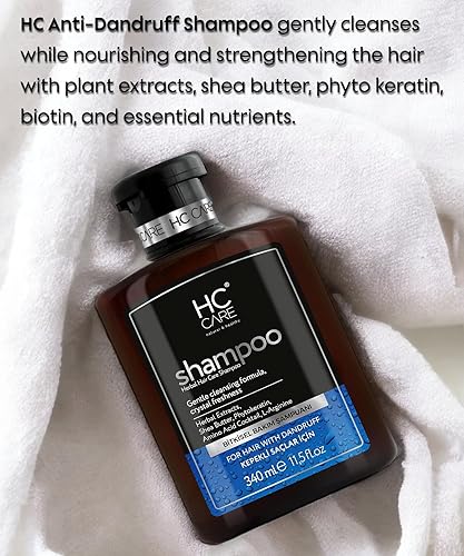 Miniatura 3 de HC Care COMPLEX - Juego de champú 100% herbario y champú anticaspa, fortalecimiento del cabello, suero nutritivo para cabello dañado, cuidado