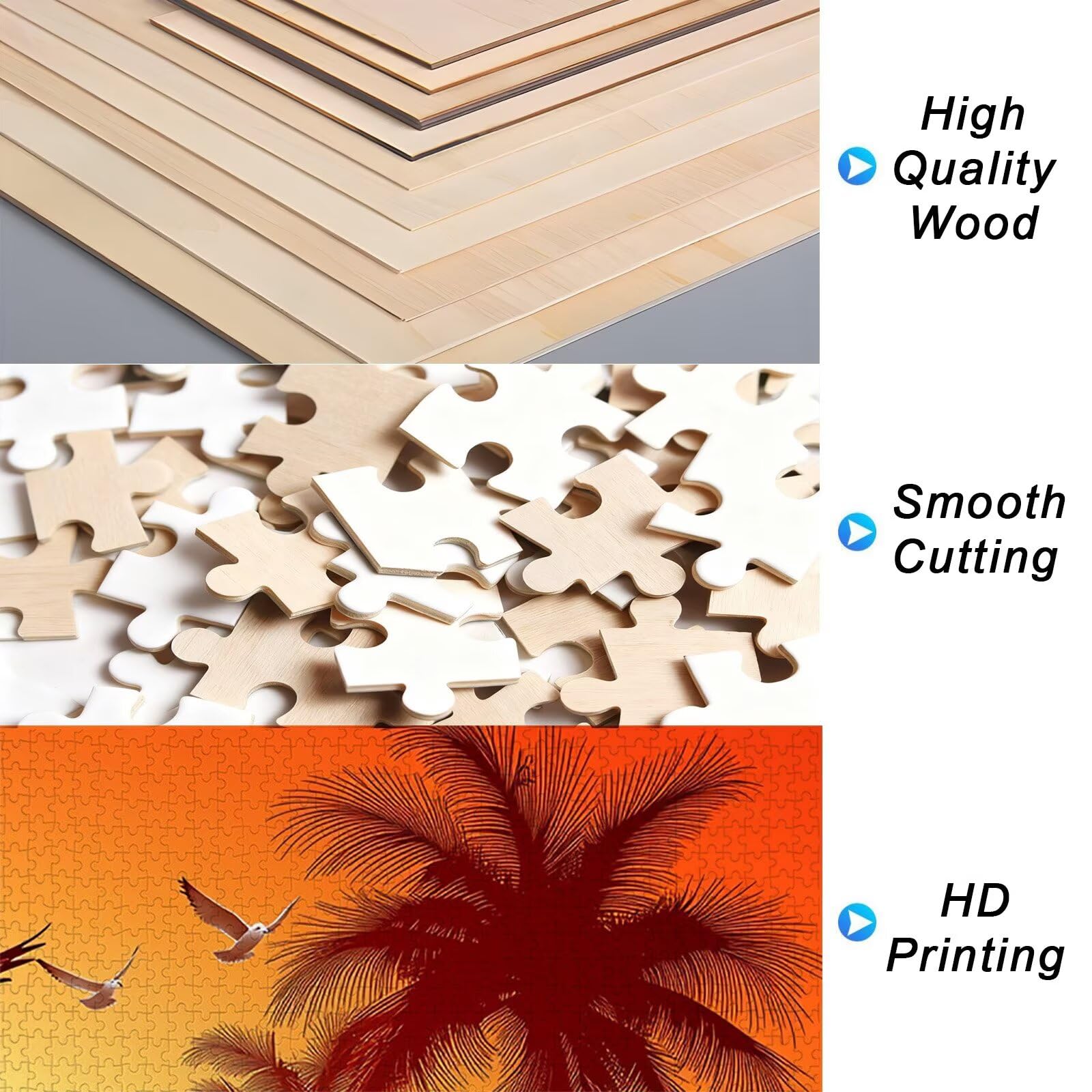 Puzzle dla dorosłych 4000, puzzle o zachodzie słońca dla dorosłych, układanki krajobrazowe, 4000 elementów, drewniane puzzle z wykwintnym pudełkiem, niemożliwe puzzle do dekoracji wnętrz, prezenty dla