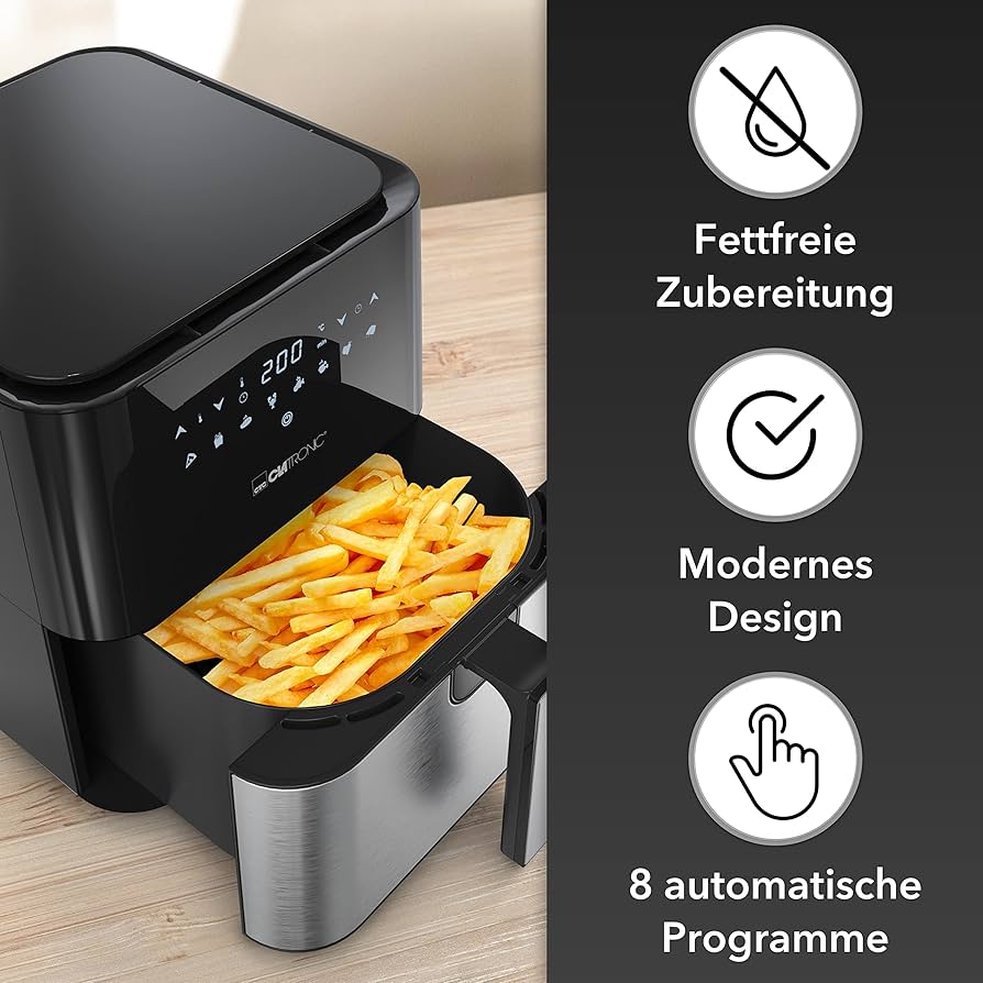 Amazon.com: Clatronic FR 3782 H Stainless Steel Hot Air Fryer: Home & Kitchen Amazon.com: Clatronic FR 3782 H Stainless Steel Hot Air Fryer: Home & Kitchen