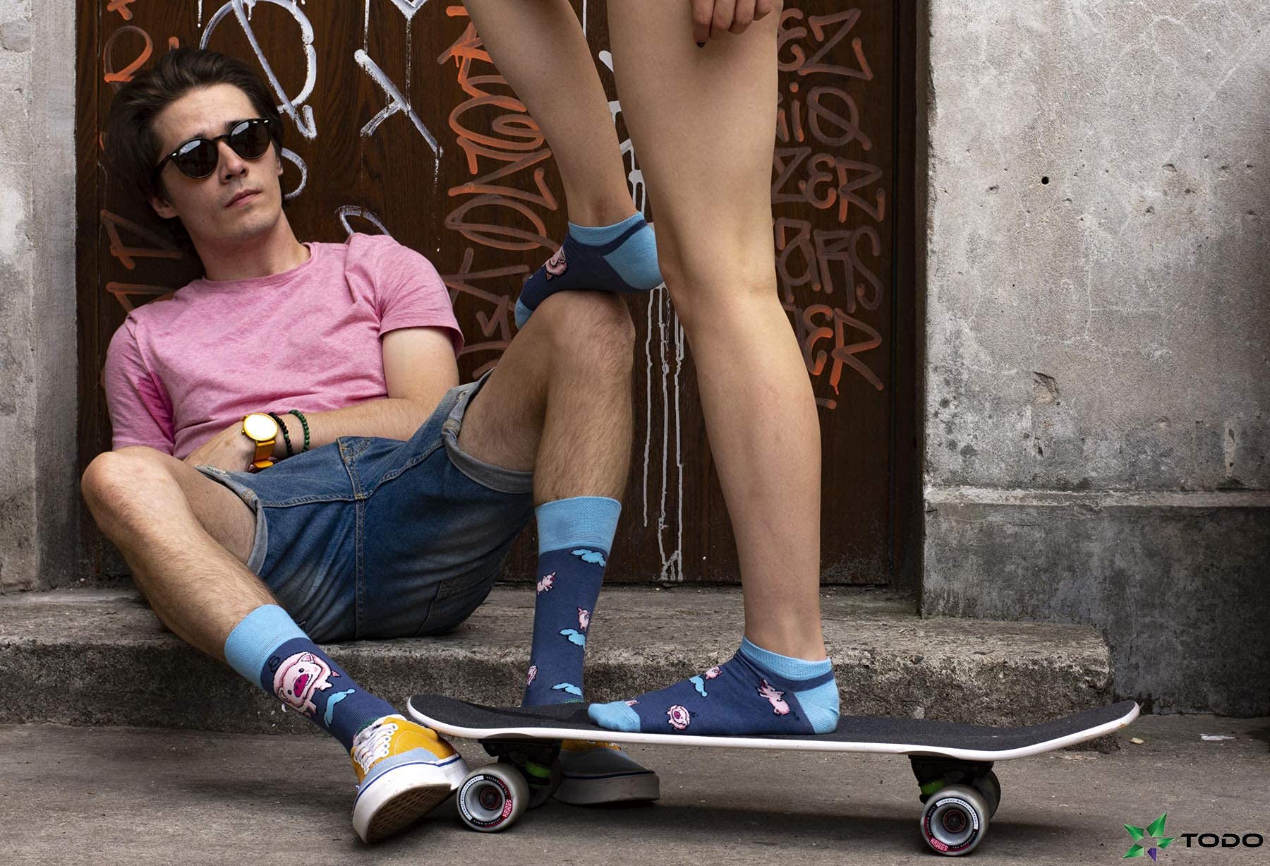 TODO Colours Casual Mix & Match - Calcetines de colores (varios colores)