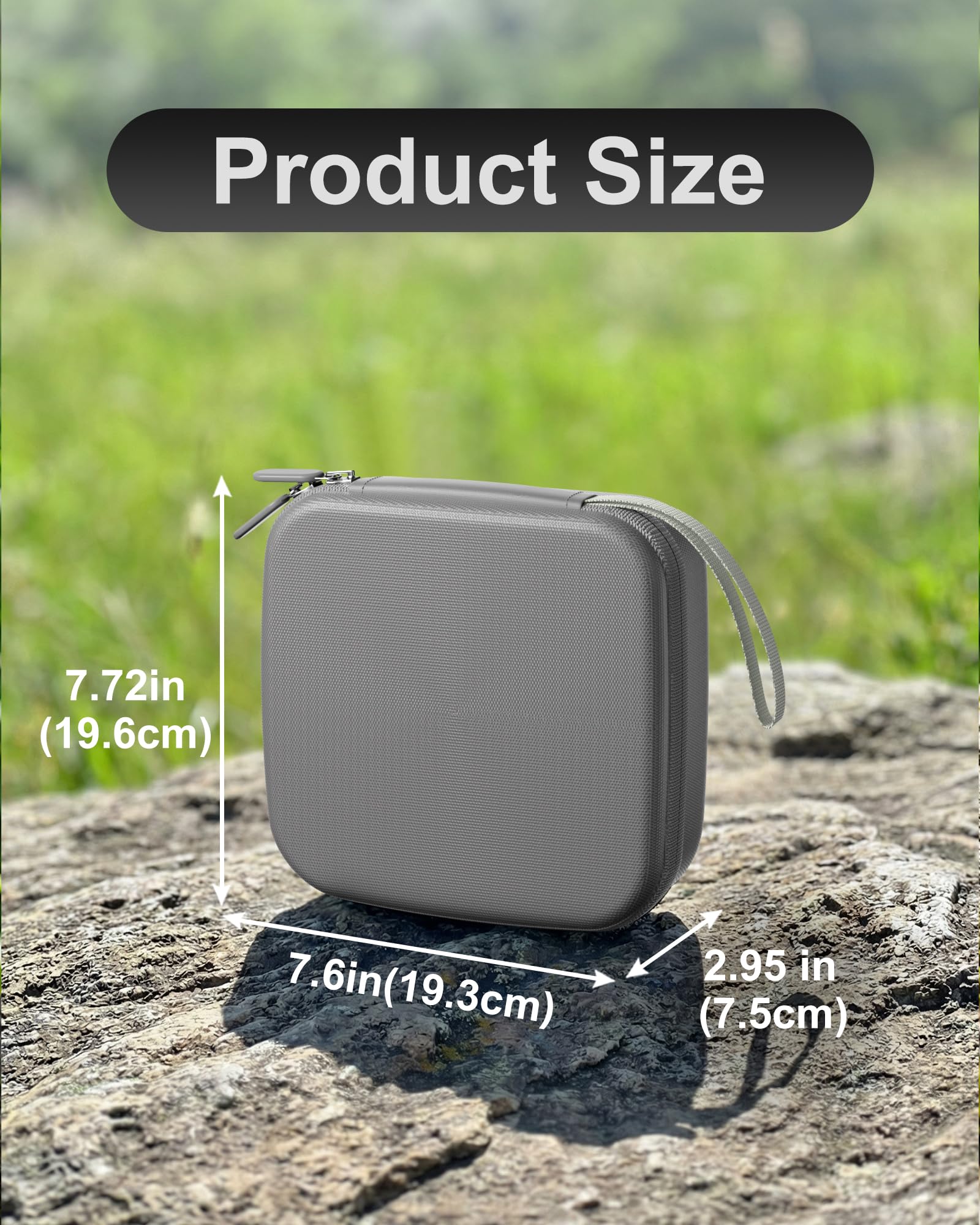 ProCase Etui do DJI Neo 2, przenośne twarde etui podróżne do DJI Neo 2 Drone (tylko etui) - szare
