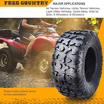 Amazon.com: Free Country 4 Premium 8PR ATV tires 25x10-12