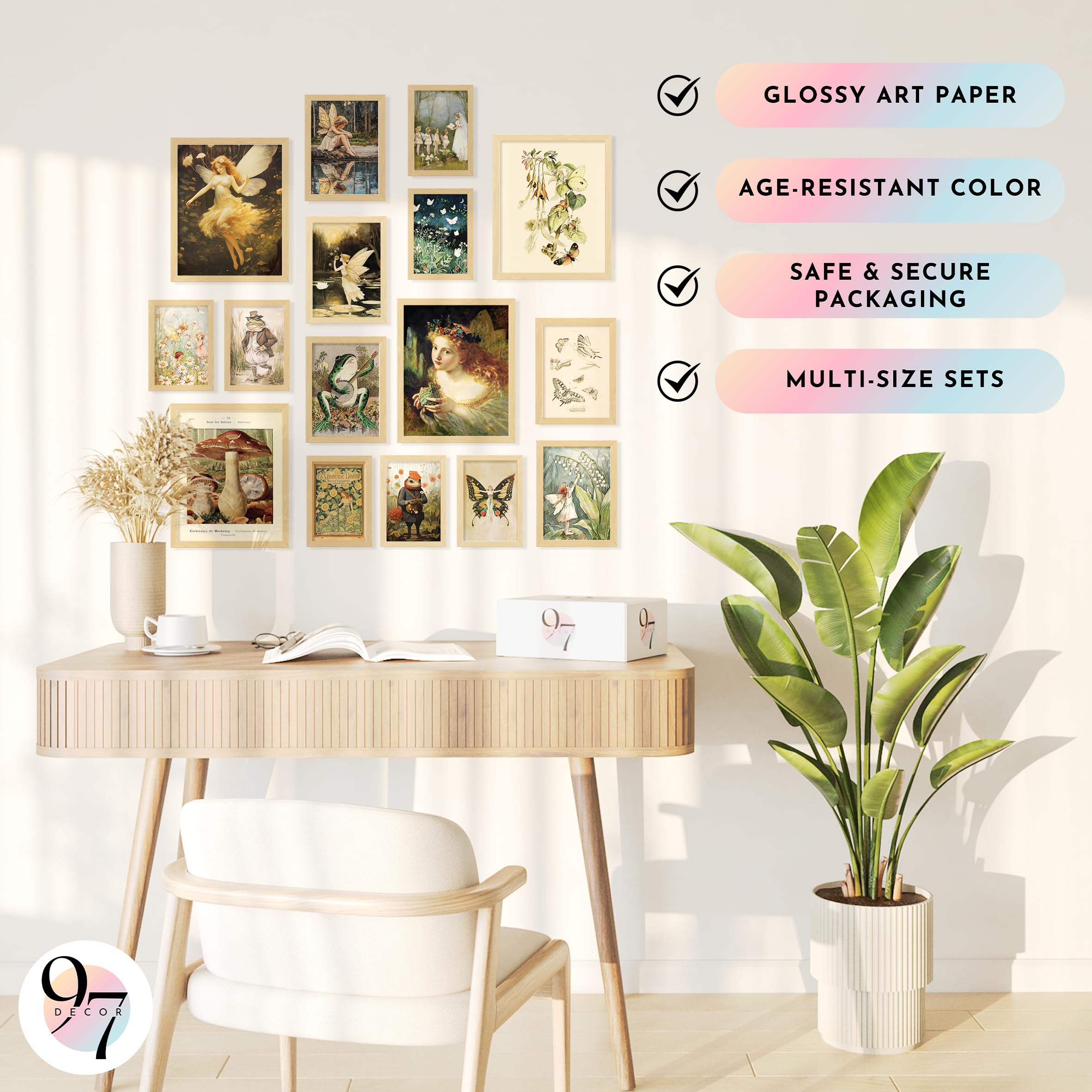 Amazon.co.jp: 97 Decor ヴィンテージ フェアリーコア 装飾