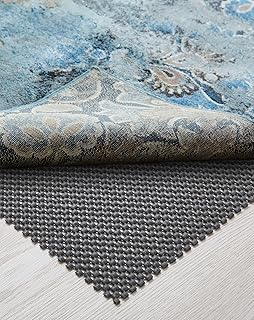 Veken 2x3 Ft Rug Pad Gripper for Hardwood Floors, Non Slip Dark Grey Rug...