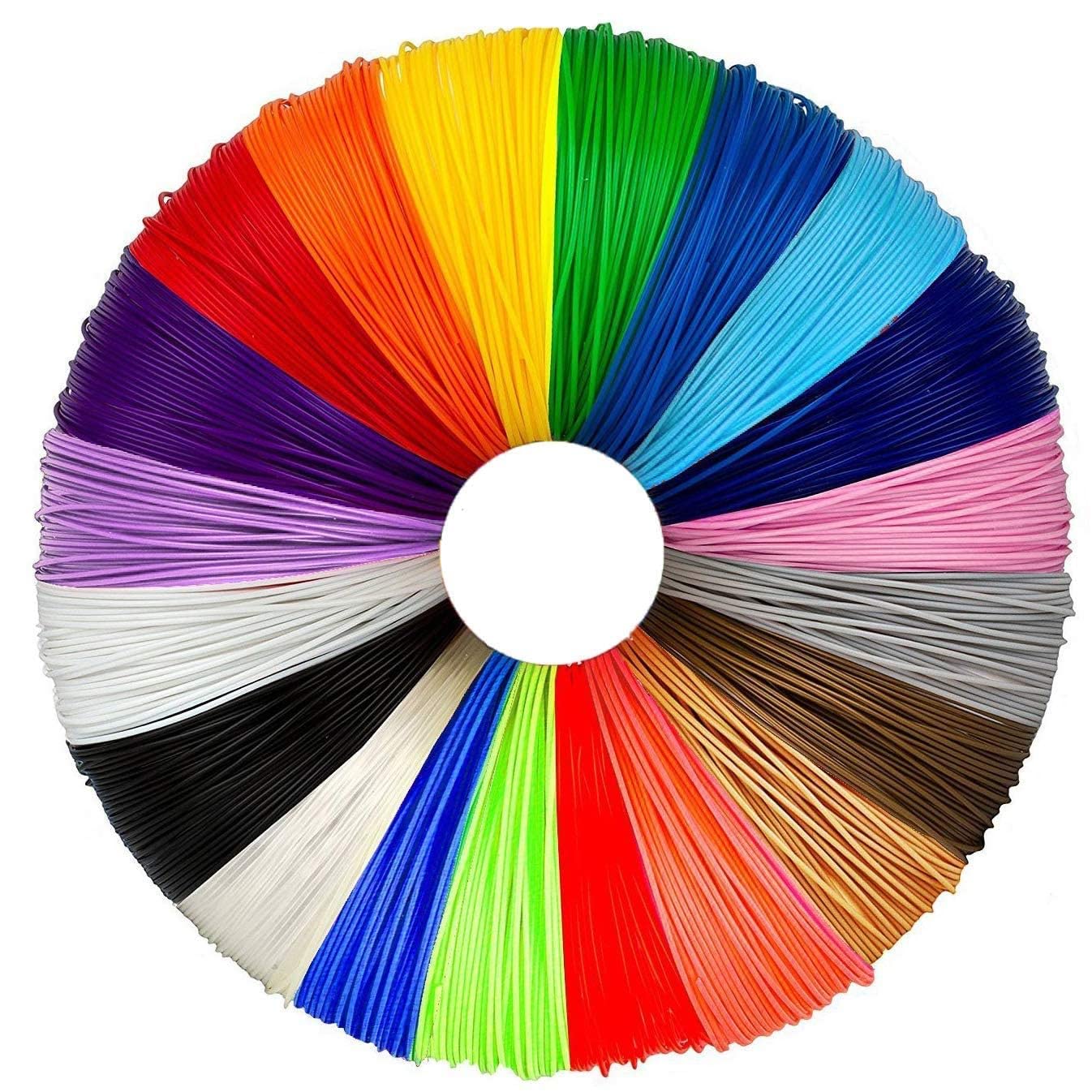 TRADIENT 3D Pen Printer Filament - 15 Color Pack | 1.75mm PLA Refills | Each 5M Length | High-Precision Diameter | Smooth Printing | Non-Toxic | DIY | Safe for Kids (Multicolour - Set of 15) (B0C1CNGX52) Amazon Price History, Amazon Price Tracker
